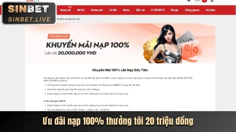 Ưu đãi hoàn trả thể thao hàng tuần